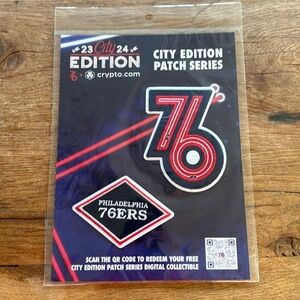 Philadelphia 76ers city edition, patch series. New in packaging.